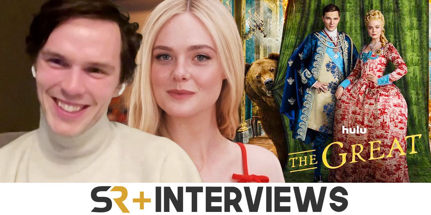 elle fanning &amp; nicholas hoult the great interview