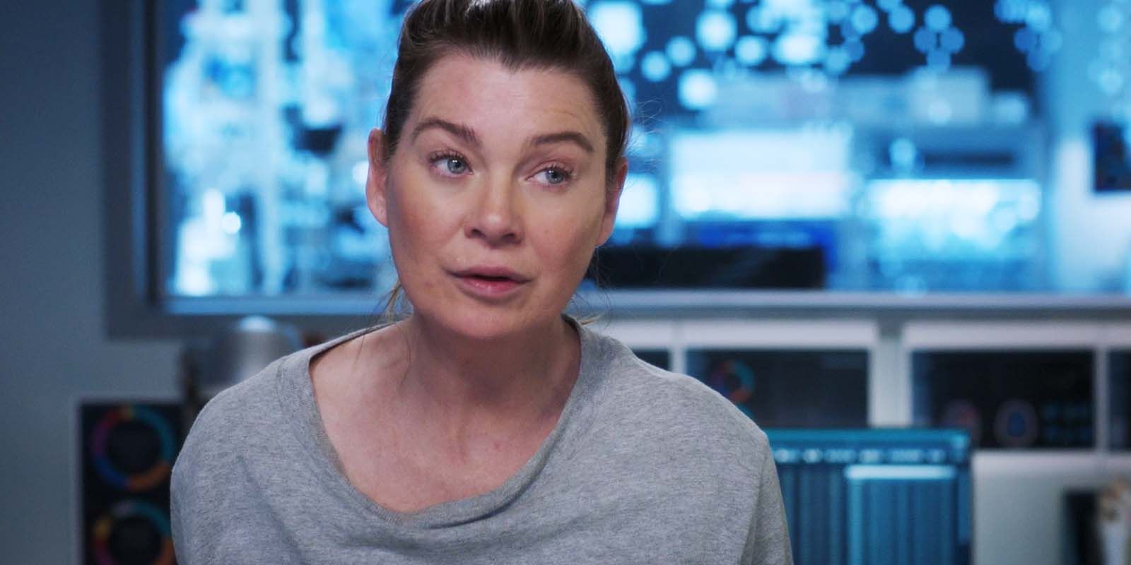 Ellen Pompeo as Meredith Grey in Grey's Anatomy season 19 episode 20