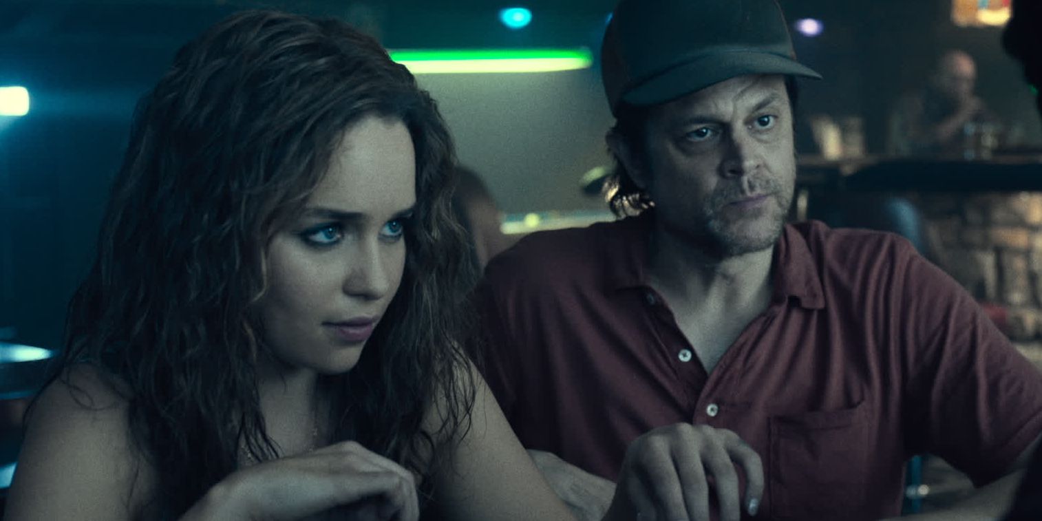 Emilia Clarke and Johnny Knoxville In Above Suspicion