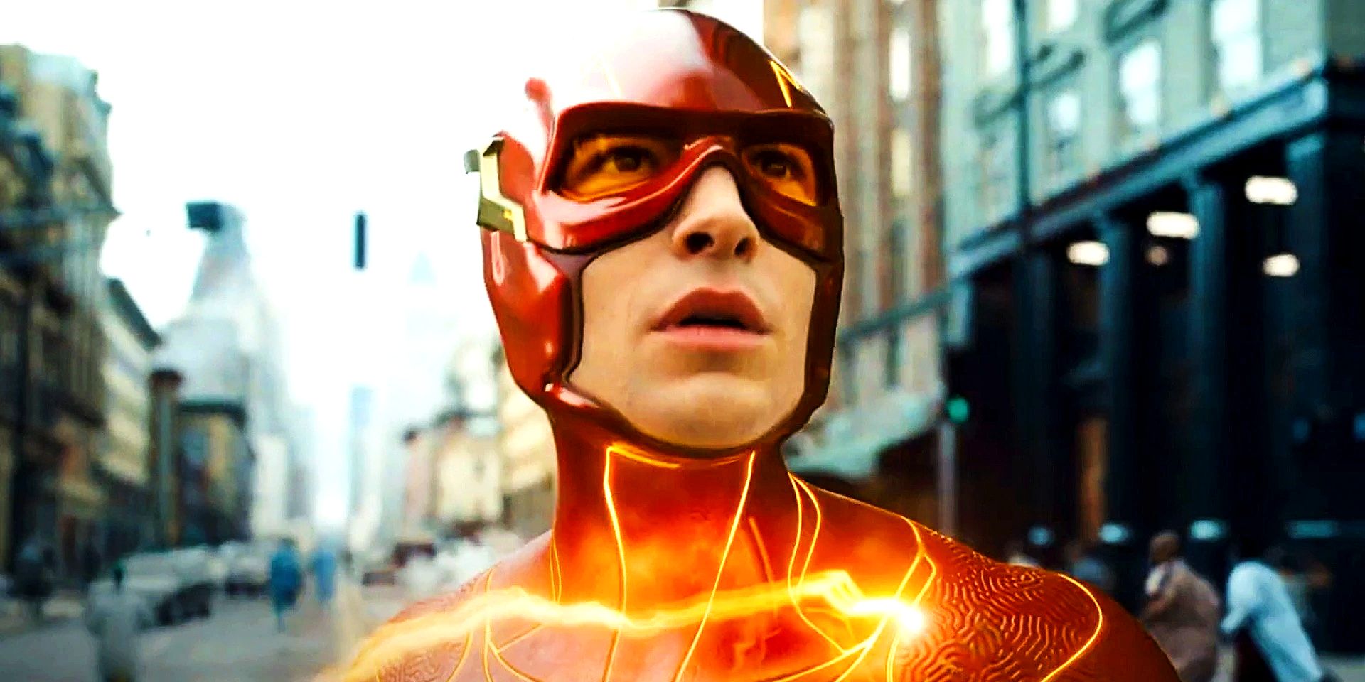 Ezra Miller as Barry Allen in The Flash Movie 2023