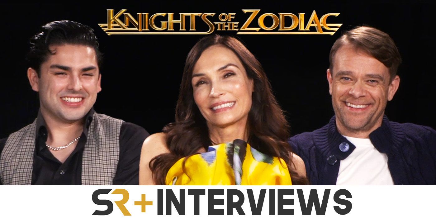 famke janssen, diego tinoco &amp; nick stahl knights of the zodiac interview