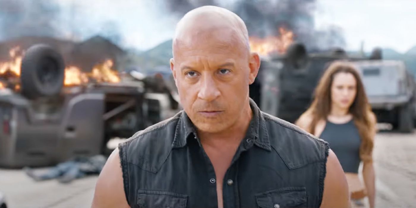 Dominic Toretto looking angry in Fast X