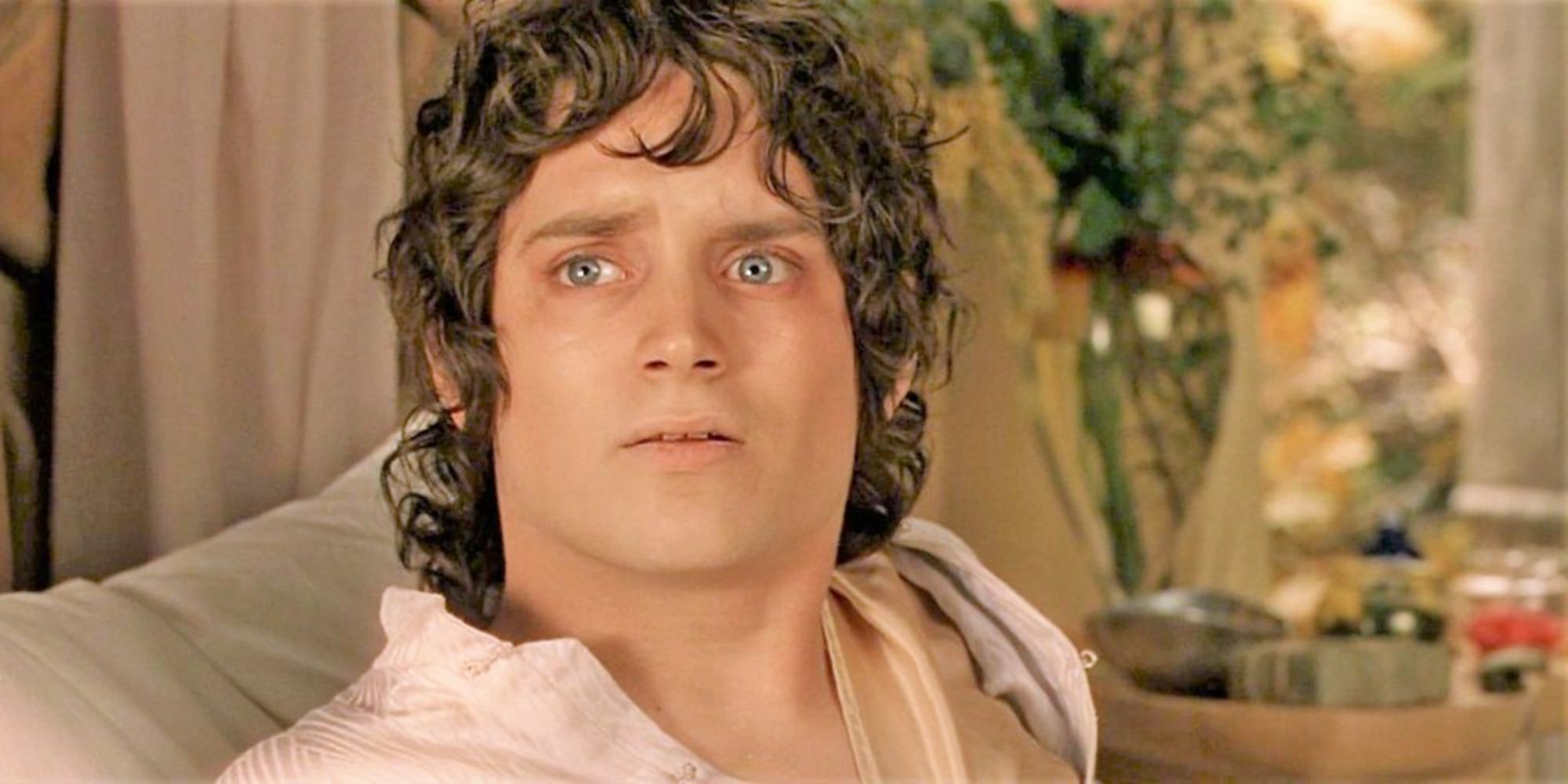 Frodo waking up in Rivendell in Lord of the Rings