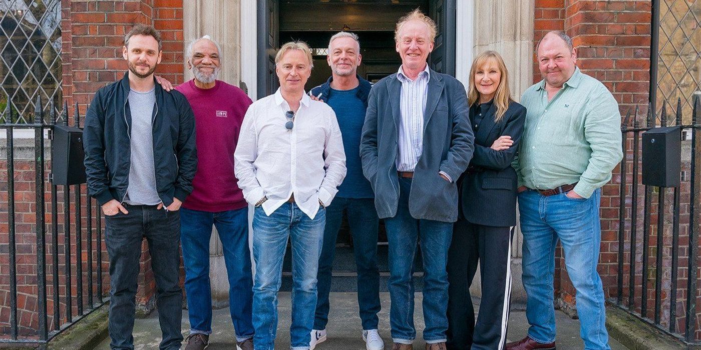 Cast of The Full Monty sequel show