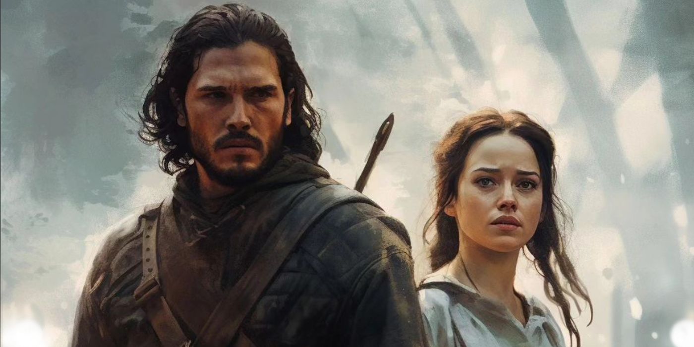 Jon Snow & Katniss Everdeen Train Together in GOT Hunger Games Crossover AI  Art