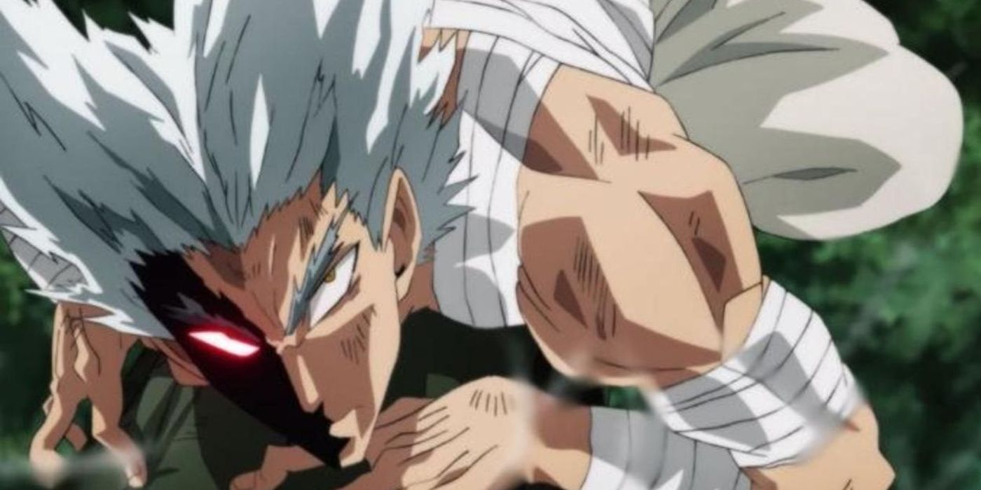 Garou bandaged in One-Punch Man