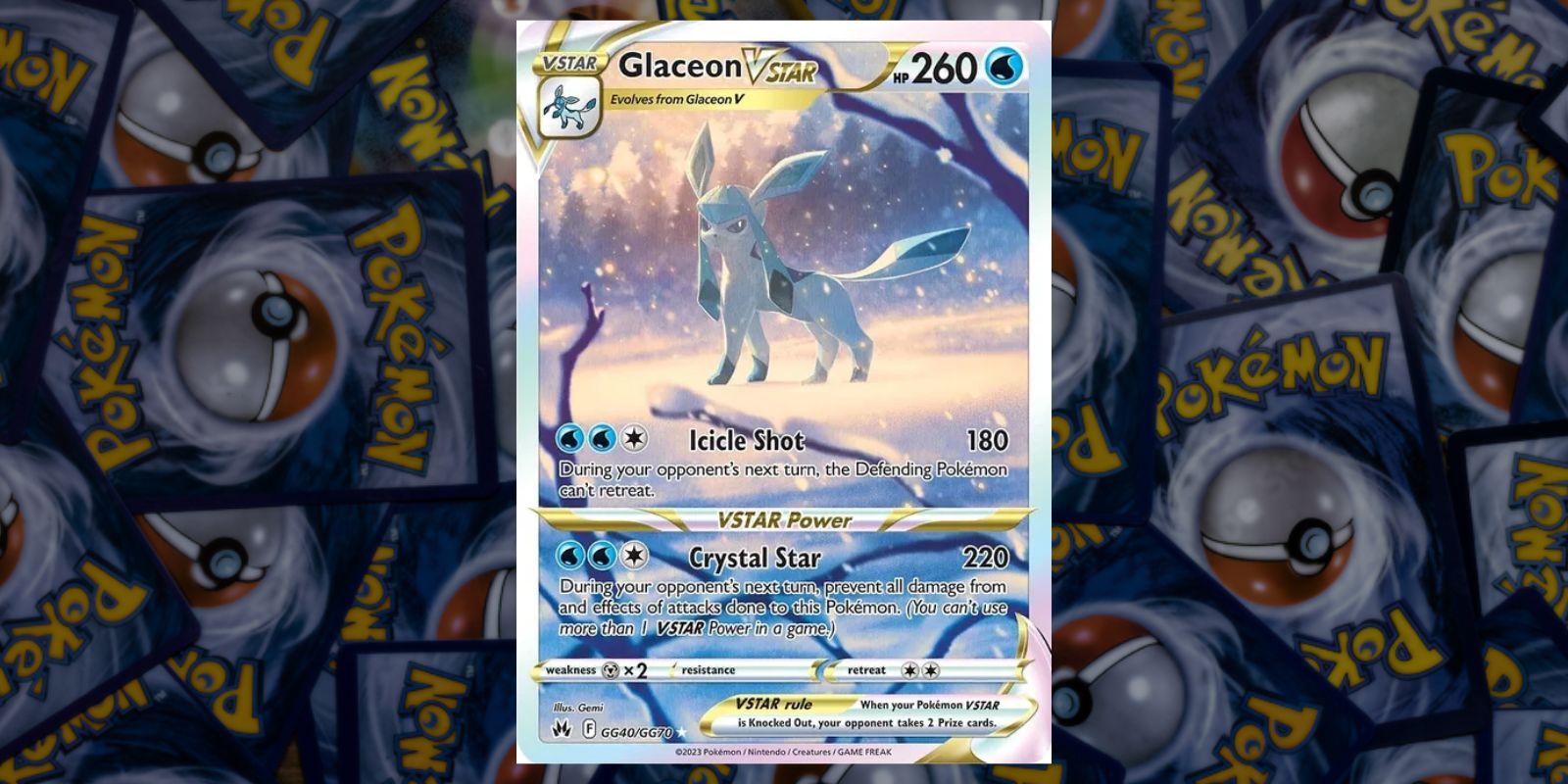 Glaceon VSTAR Pokemon TCG