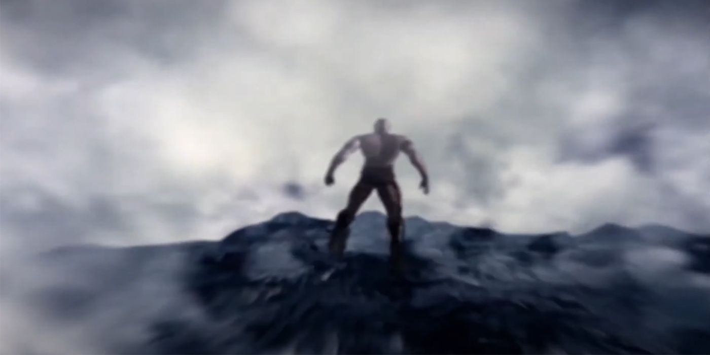  Kratos falls from the Suicide Bluffs in the opening for God of War