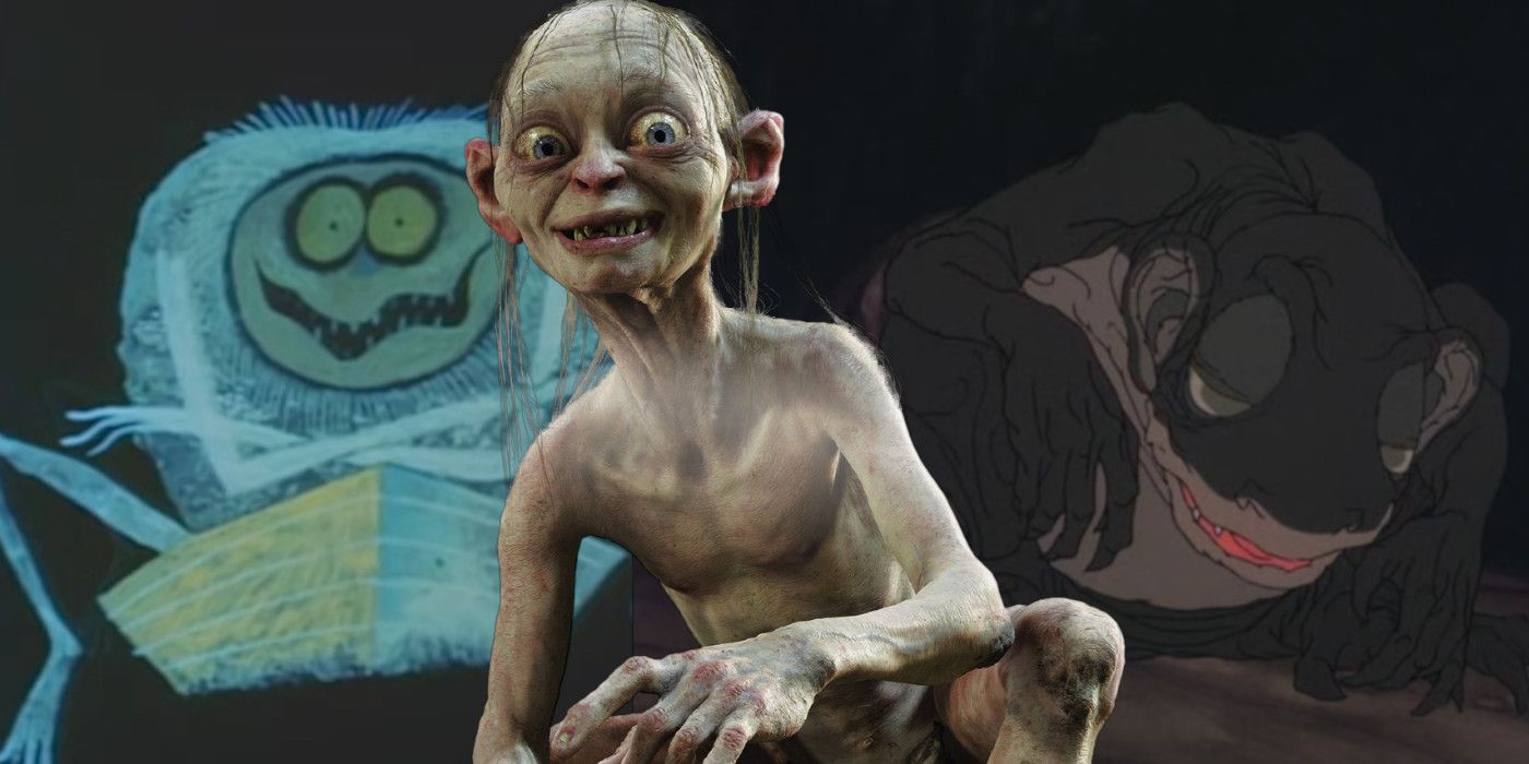 Gollum designs from The Lord of the Rings