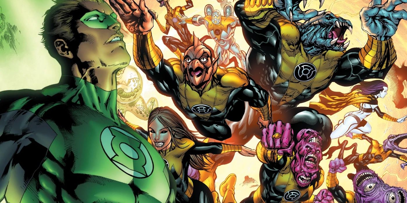 Green Lantern Hal Jordan and Sinestro Corps DC Comics