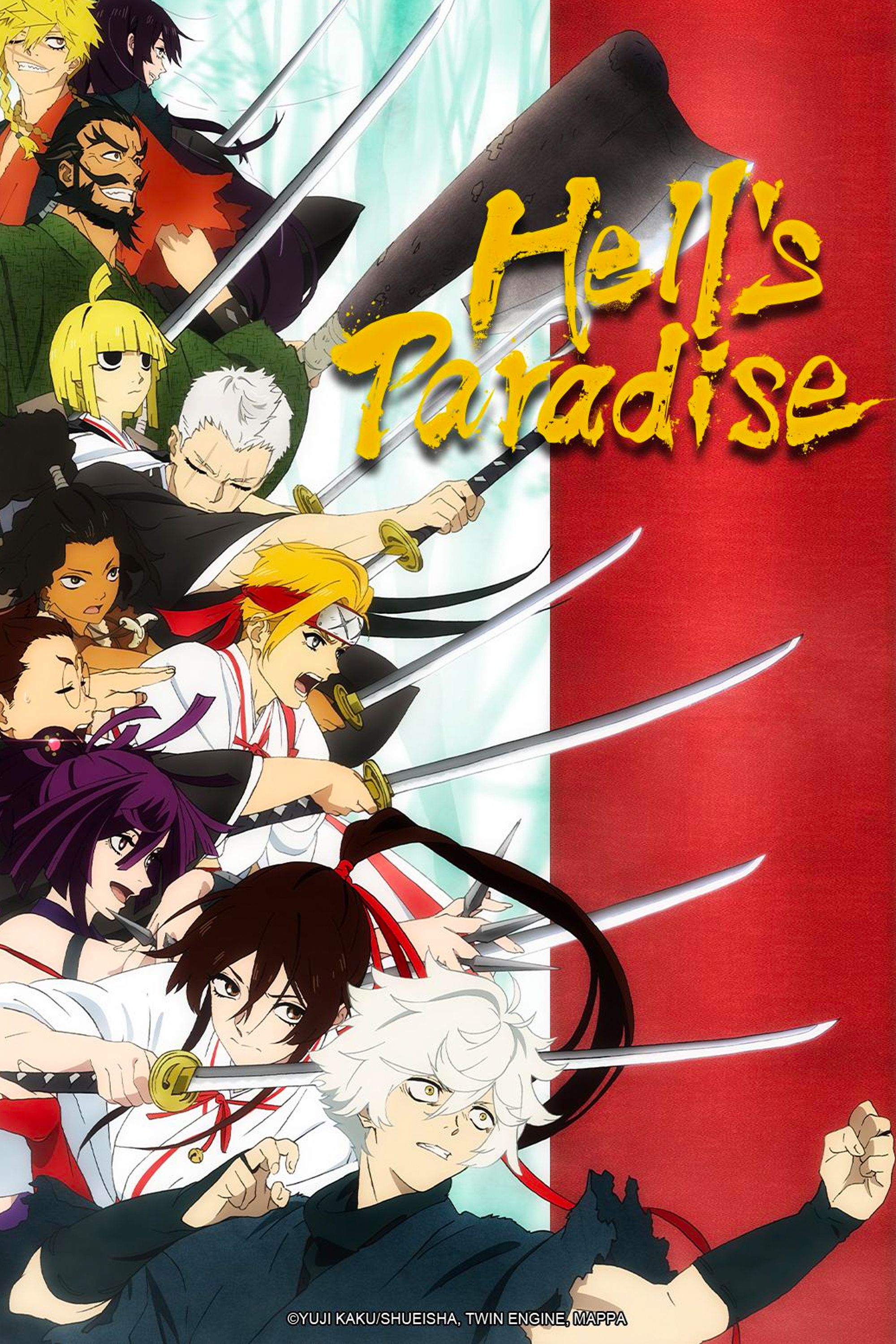 Pôster do anime Hell’s Paradise