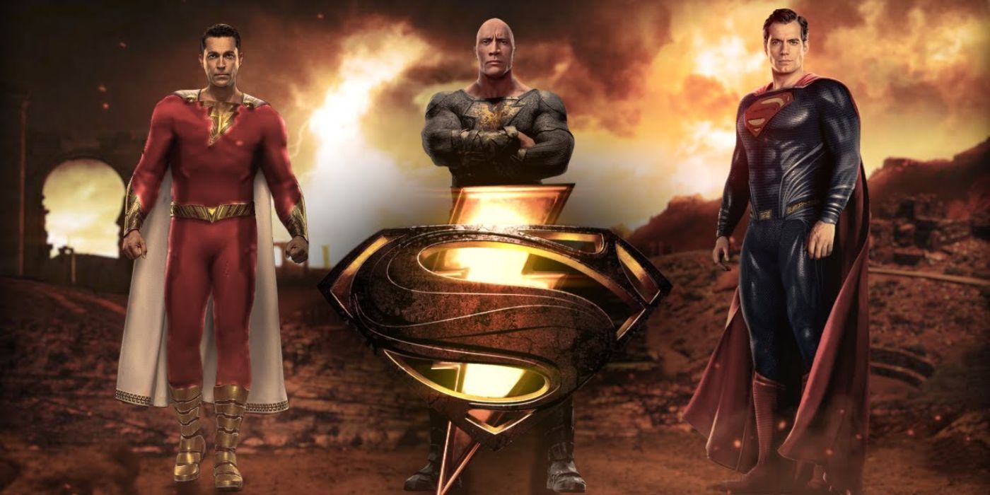 Henry Cavill's Superman Teams Up With Shazam To Fight The Rock's