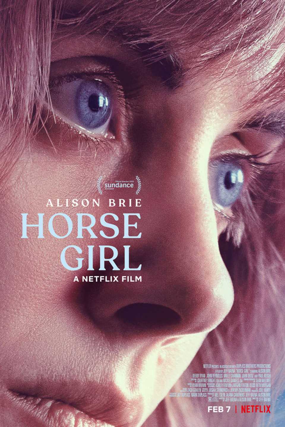 horse girl poster