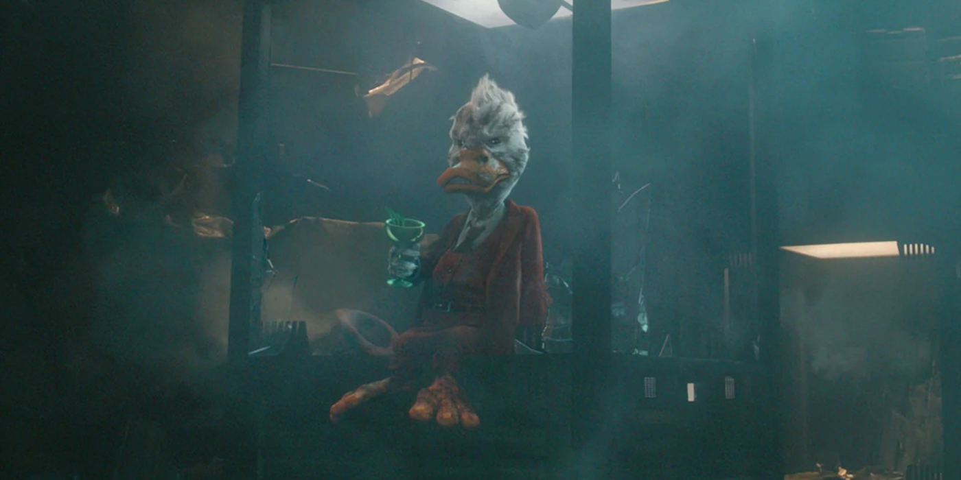 howard the duck in guardians of the galaxy post-credits scene