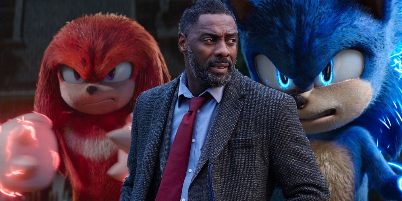 Idris Elba in Sonic the Hedgehog.