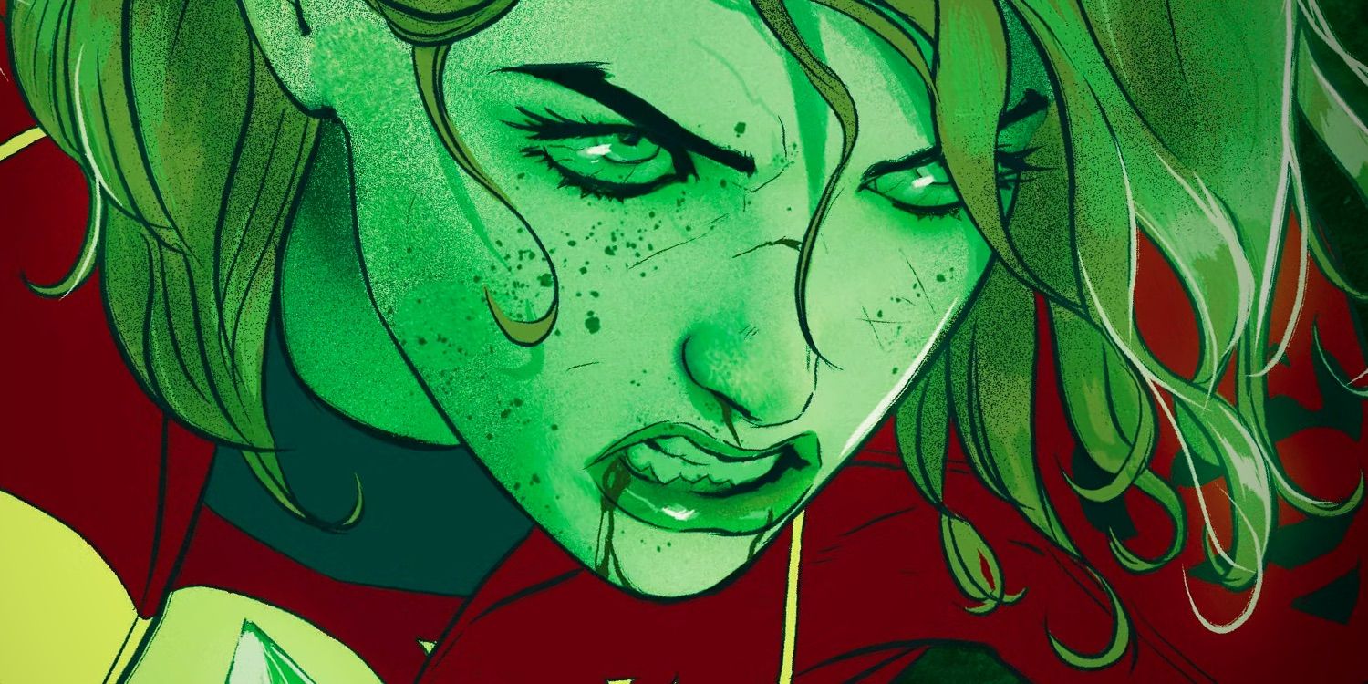 Supergirl angry and dealing with green Kryptonite 