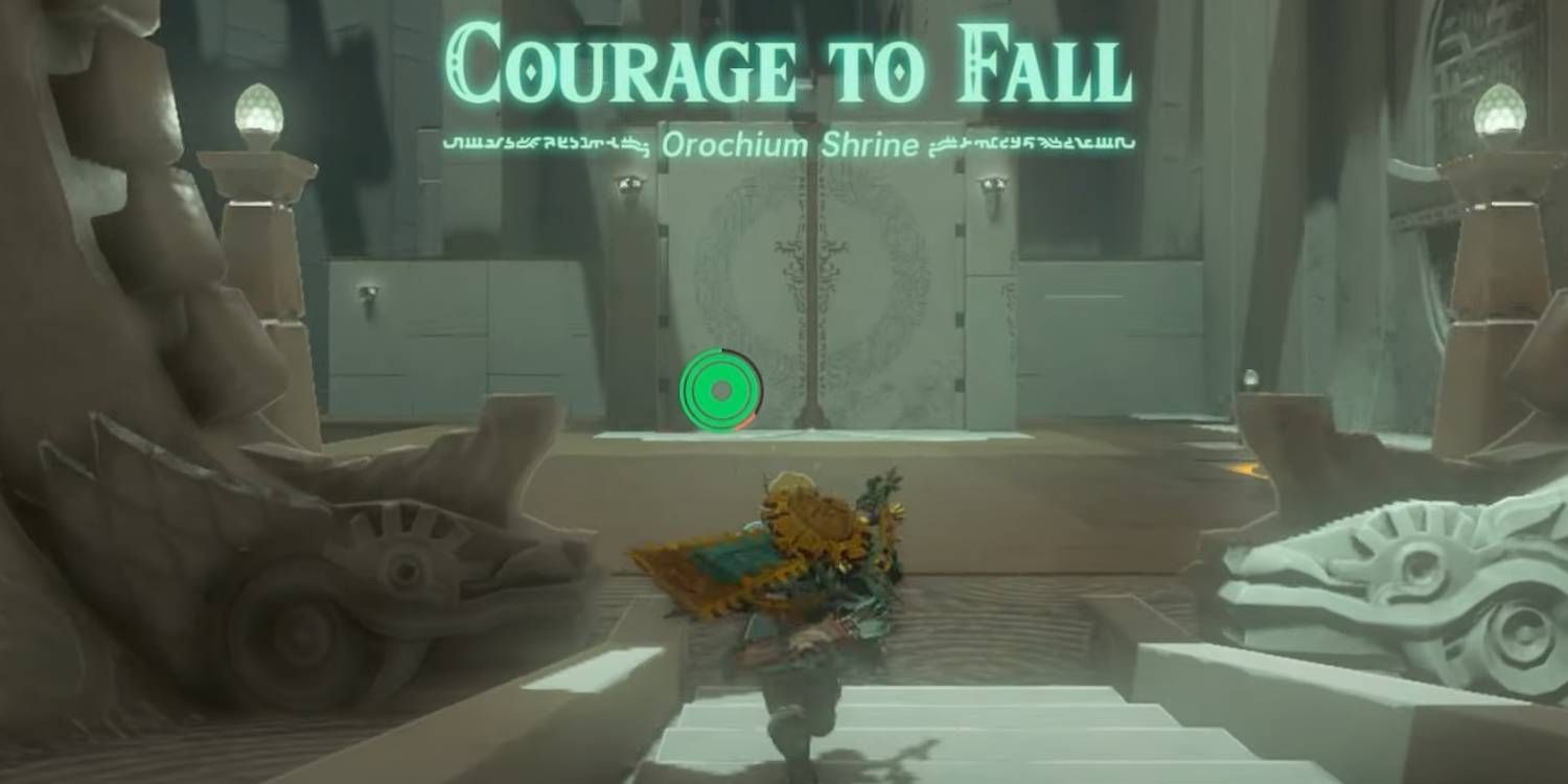 Zelda: Tears of the Kingdom Courage to Fall Orochium Shrine