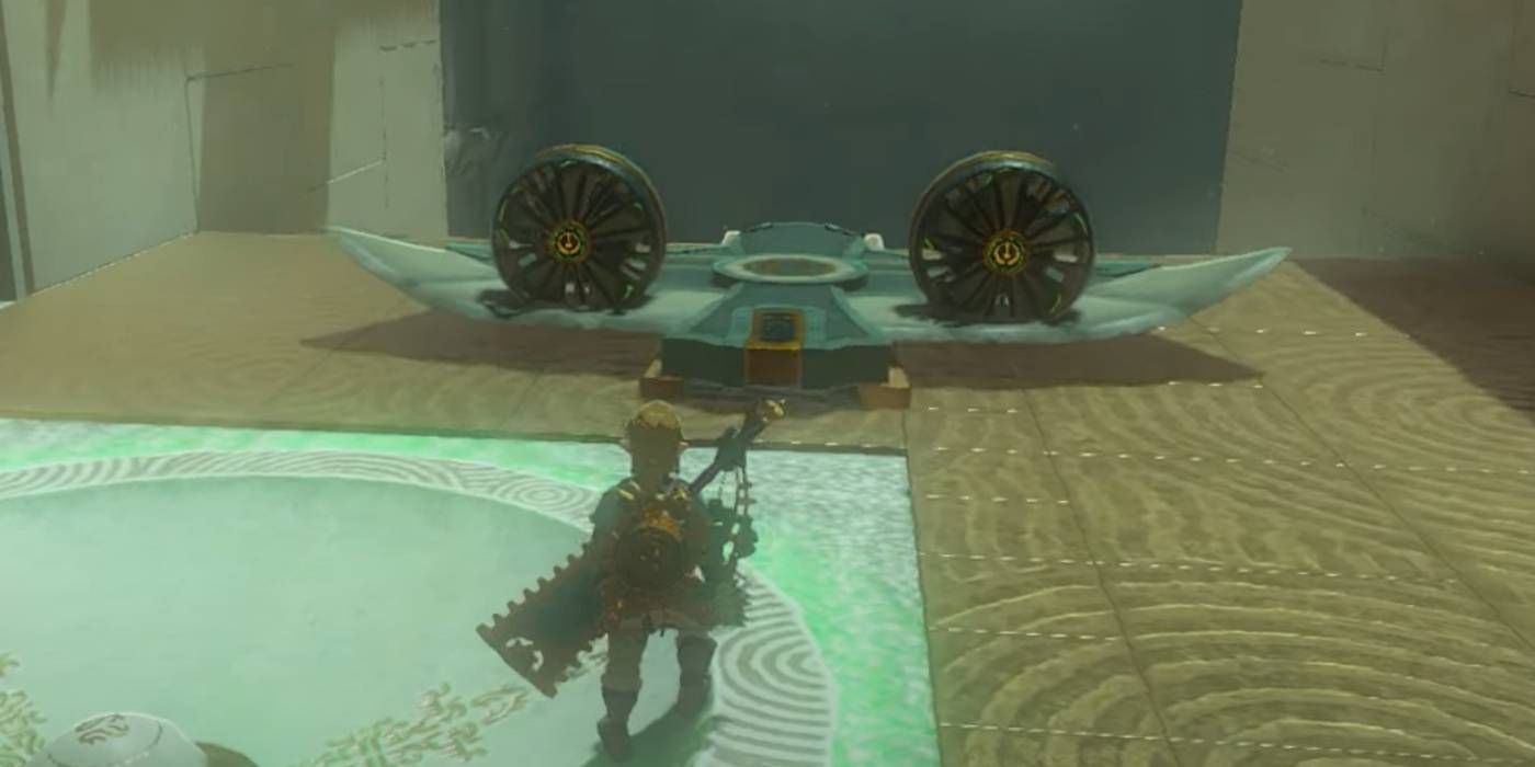 Zelda: Tears of the Kingdom Orochium Shrine Glider utilisé pour ramener l'orbe au début
