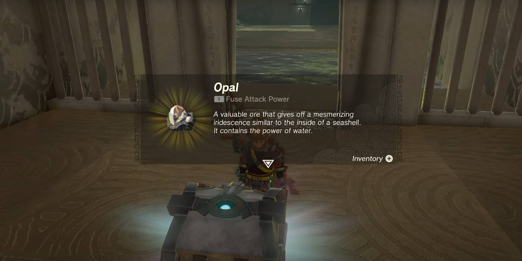 Zelda: Tears of the Kingdom Opal Item Given from Optional Chest in Mogawak Shrine