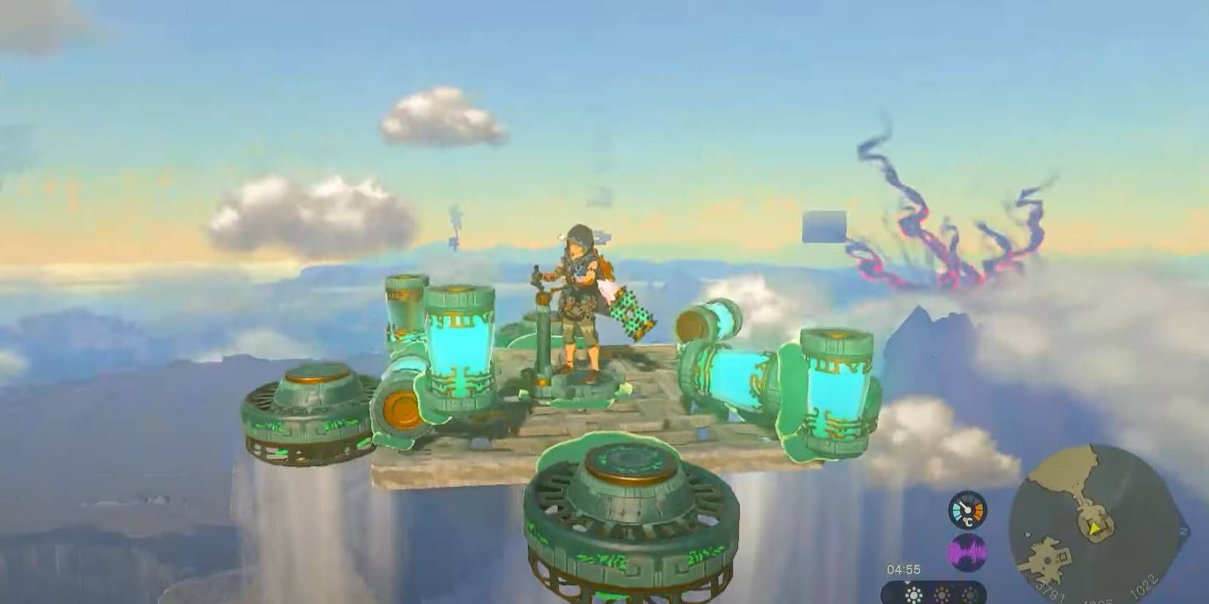 Zelda: Tears of the Kingdom Hovercraft para viajar al santuario de Natak