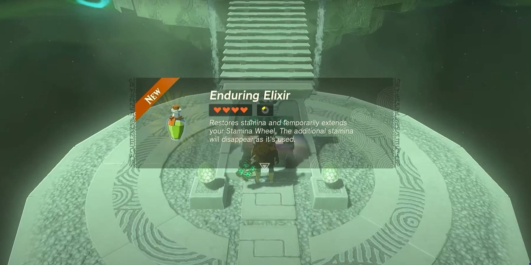 Zelda: Air Mata Kerajaan Ramuan Abadi dari Peti di Kuil Natak