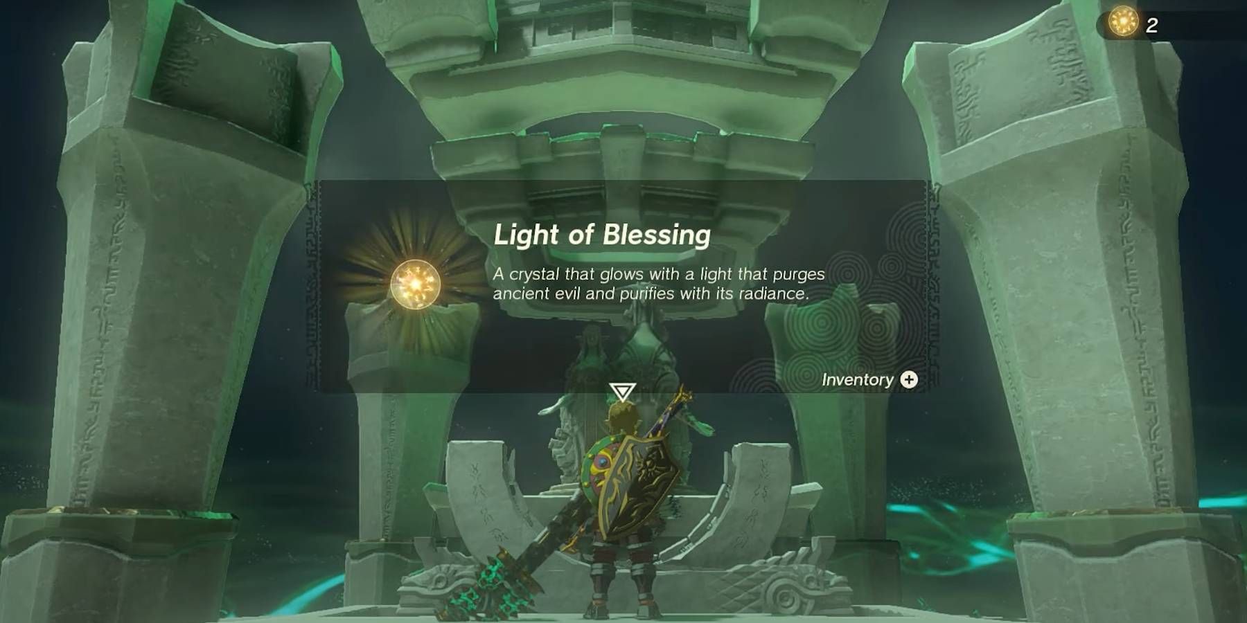 Zelda: Air Mata Kerajaan Terang Berkat dari Kuil Natak