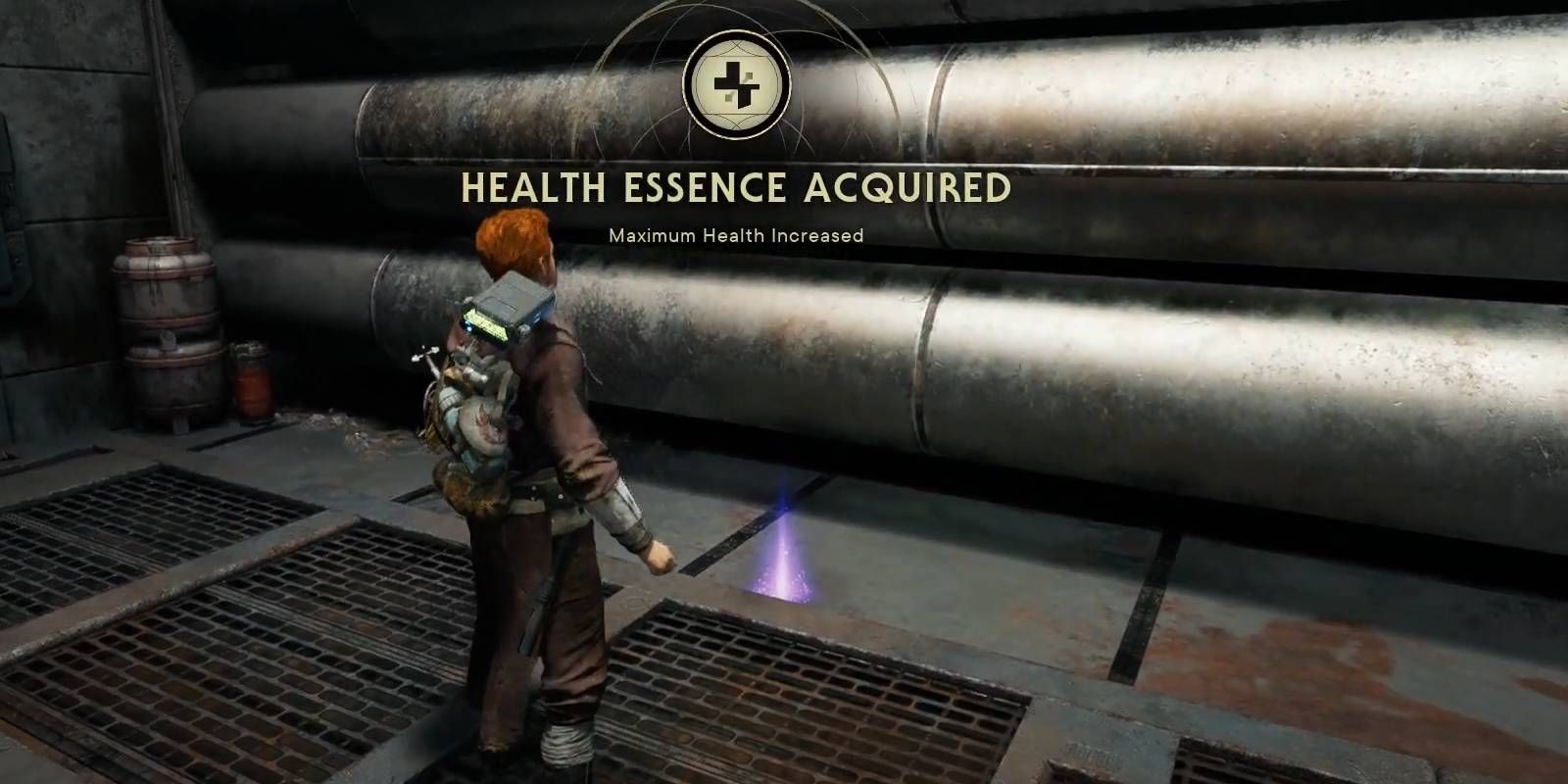 Star Wars Jedi: Survivor Cal Obtaining a Health Essence to Upgrade their Maximum Health