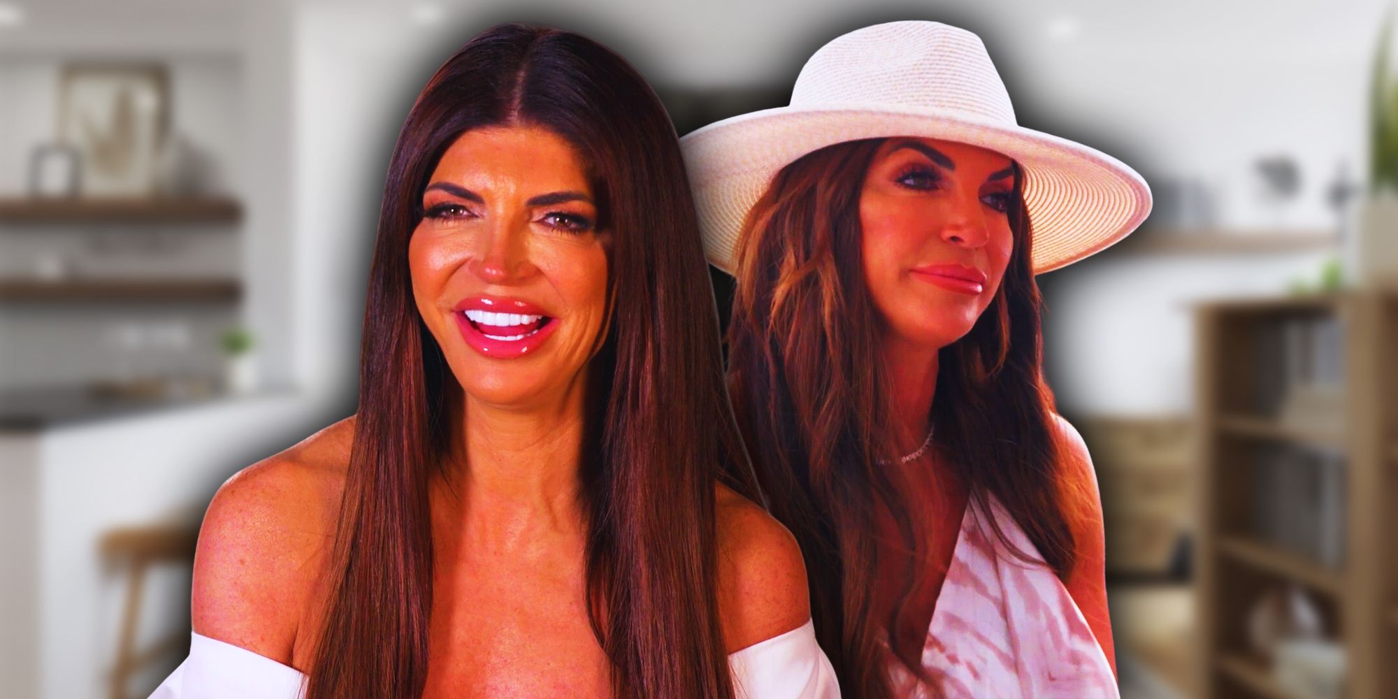 Side by side images of RHONJ's Teresa Giudice