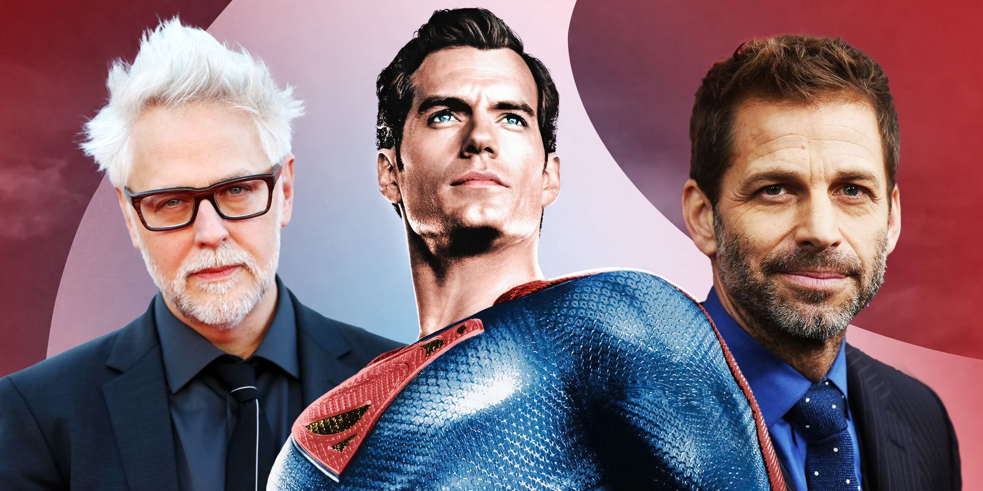James Gunn, Henry Cavill's Superman, and Zack Snyder.