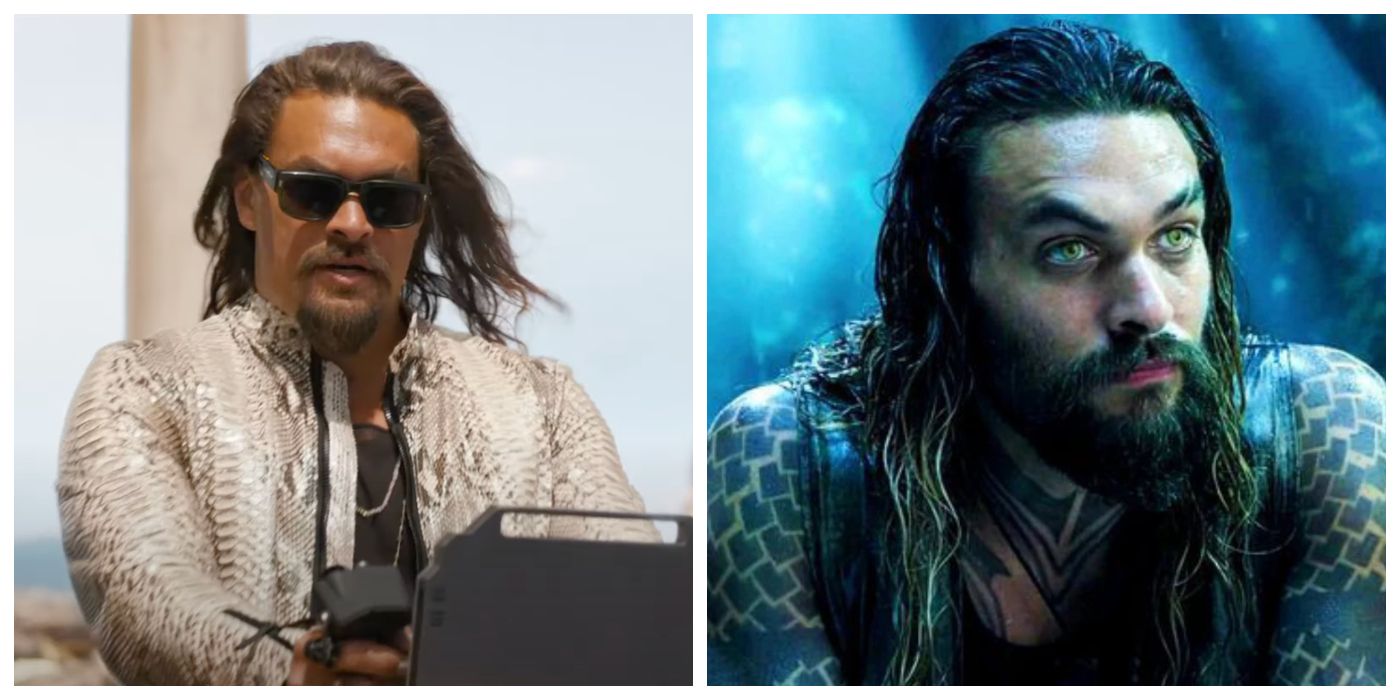 Jason Momoa as Dante Reyes and Aquaman