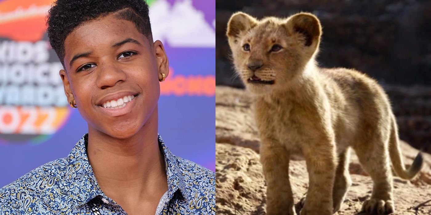JD McCray as young Simba in The Lion King 2019 cast