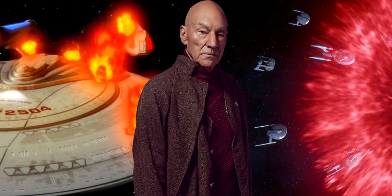 Jean-Luc Picard on Star Trek's Starfleet Wrecks.