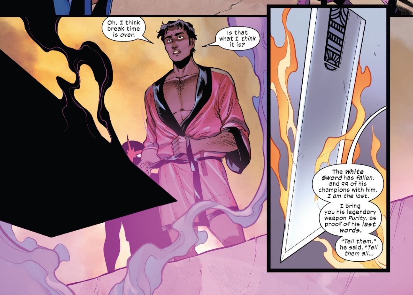 Jon Espada Branca de Fogo de Ferro