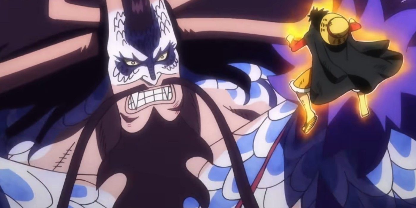Kaido dan Luffy di One Piece episode 1063