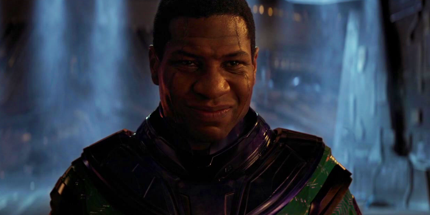 kang the conqueror smiling in ant-man 3