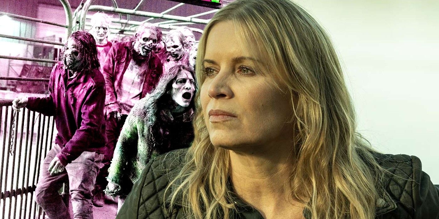 Kim Dickens as Madison in Fear The Walking Dead and zombies