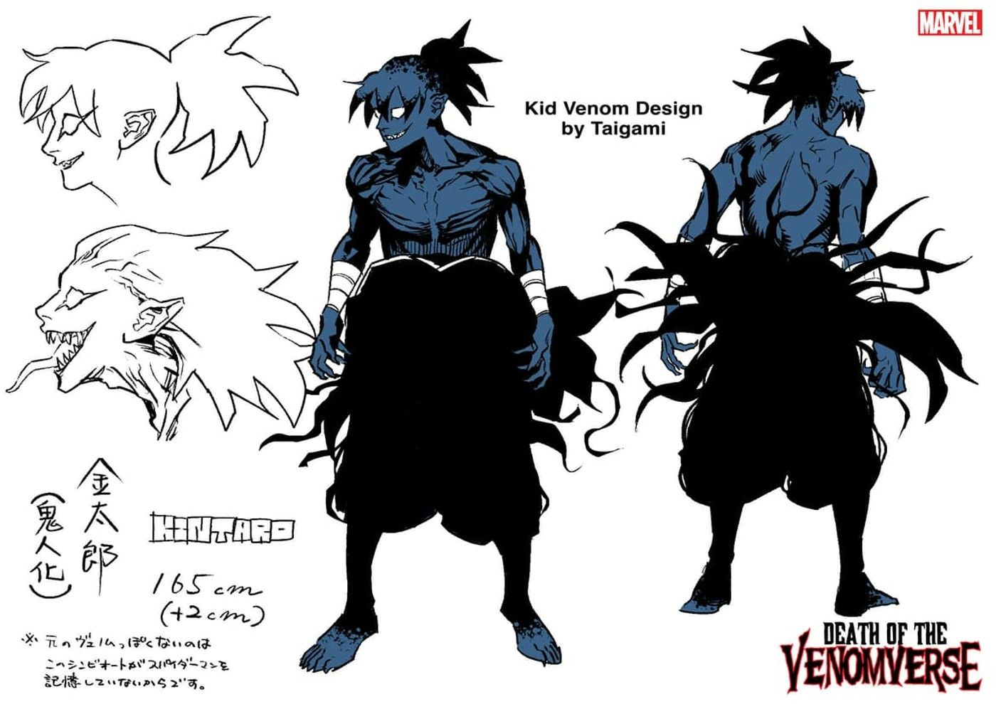 Kintaro Design Page Taigami Death of Venomverse 2