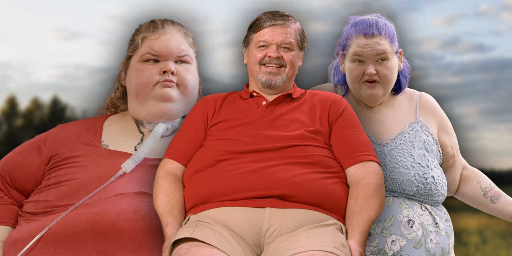 Chris Combs smiling, flanked by Amy Tammy Slaton 1000-lb Sisters