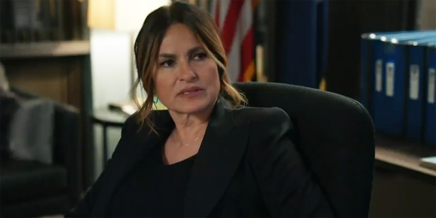 Olivia Benson mira de reojo en el crossover final de Ley y Orden