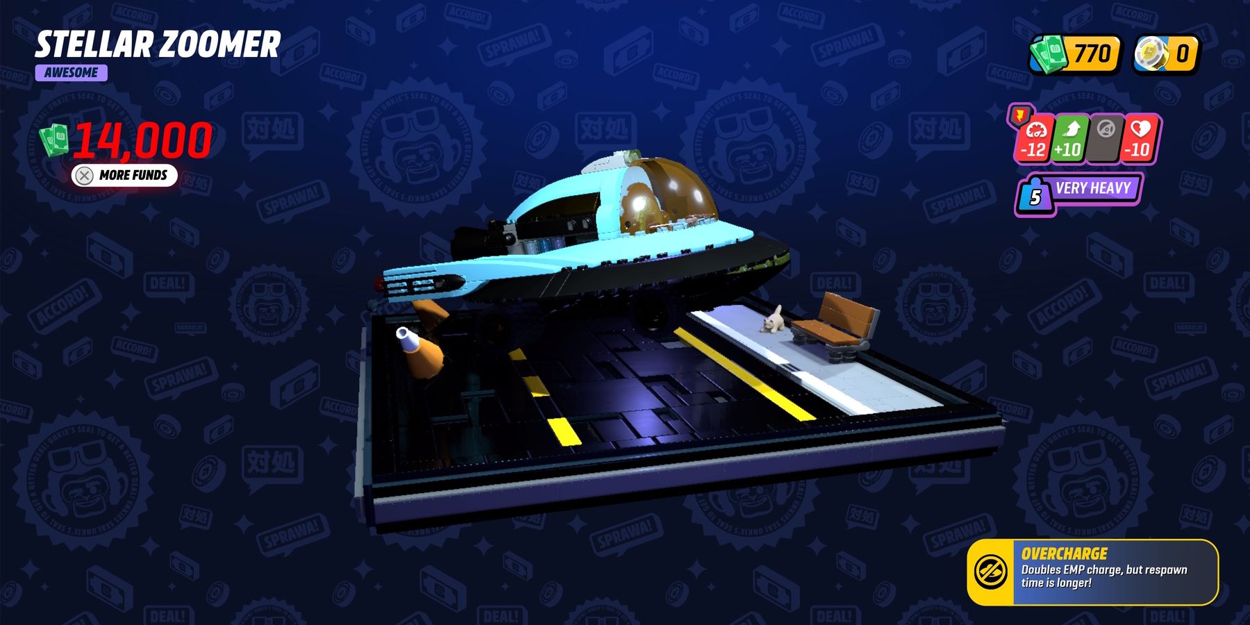 LEGO 2K Drive Stellar Zoomer