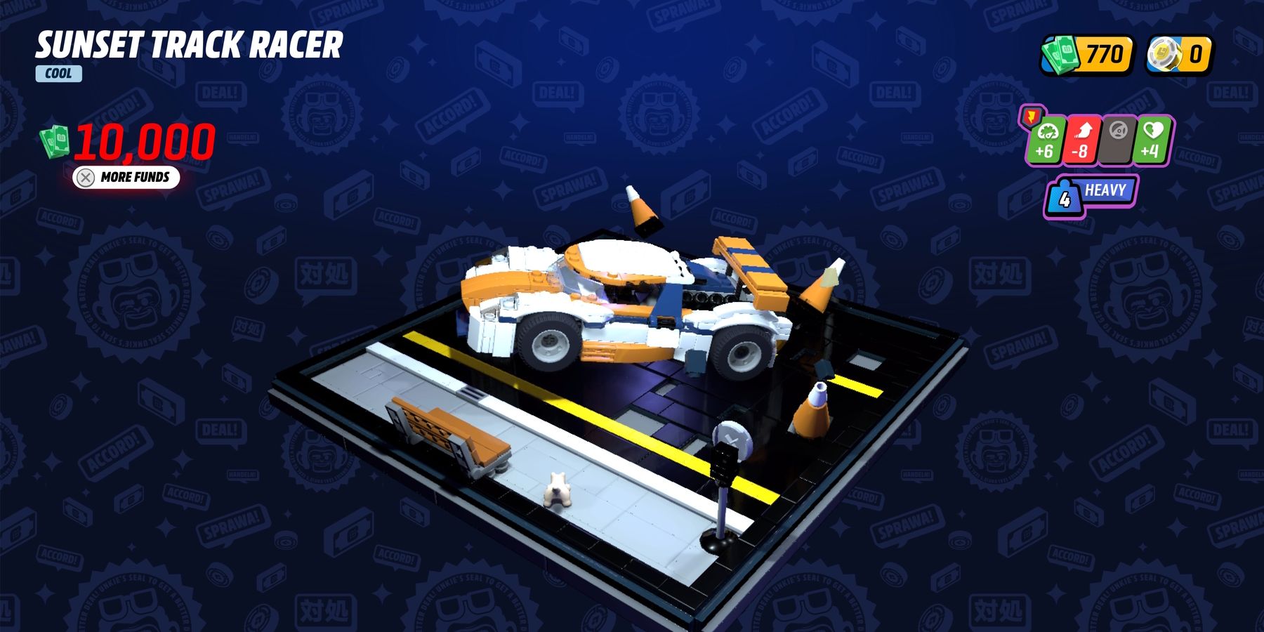 LEGO 2K Drive Sunset Track Racer
