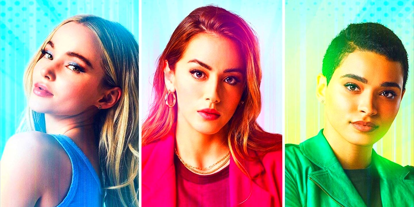 A look at Bubbles, Blossom, and Buttercup in the live-action Powerpuff Girls