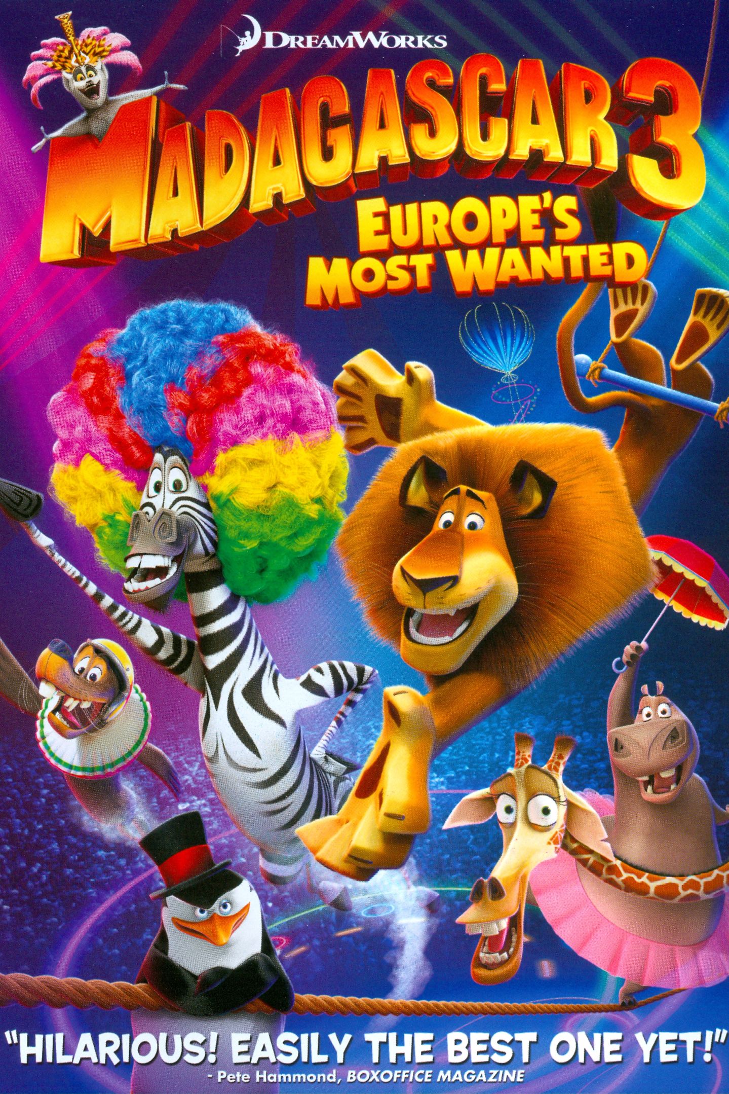Madagascar 3 movie poster