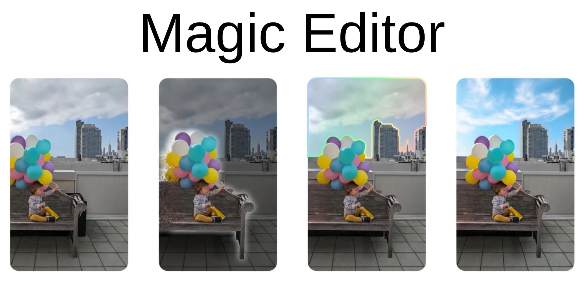 Magic Editor enables users to add new elements to pictures