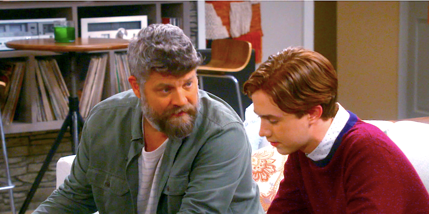 Mark and Ben talk in The Conners season 5 finale