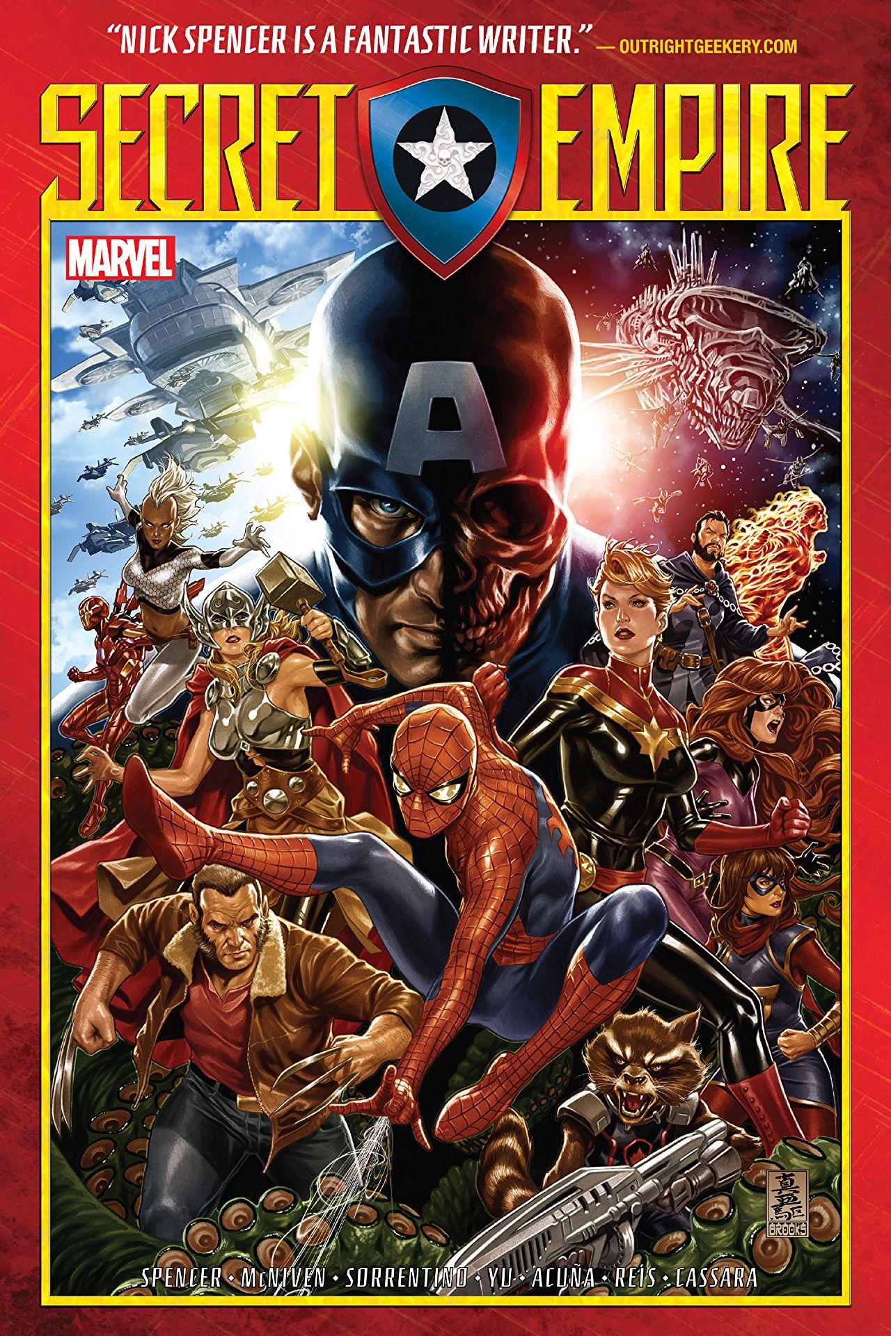 Marvel Secret Empire comic poster