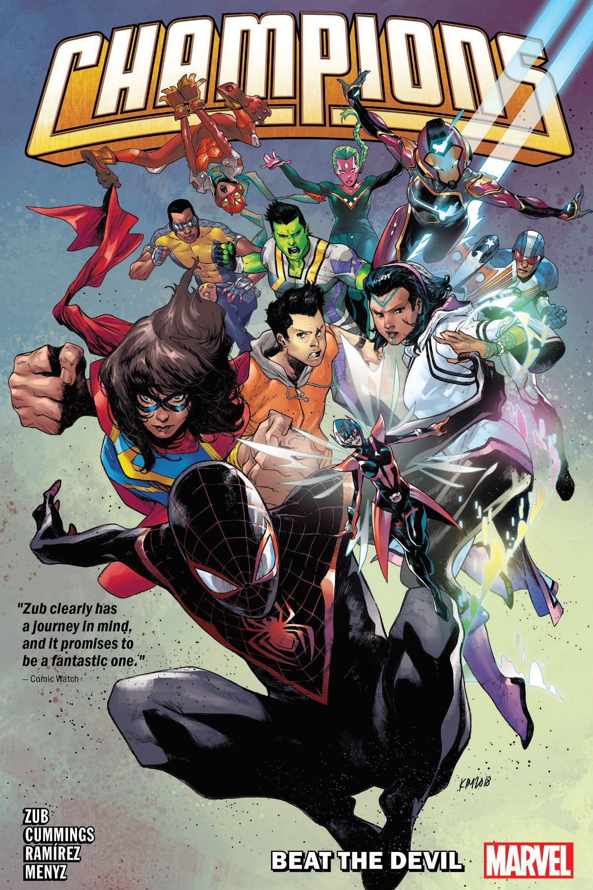 Marvels Champions Comic Poster