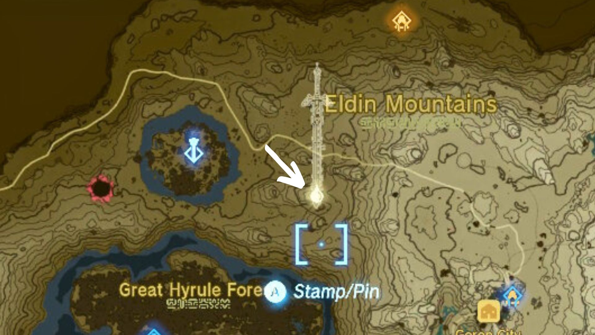 Master Sword Dragon Tear Location in Zelda TOTK
