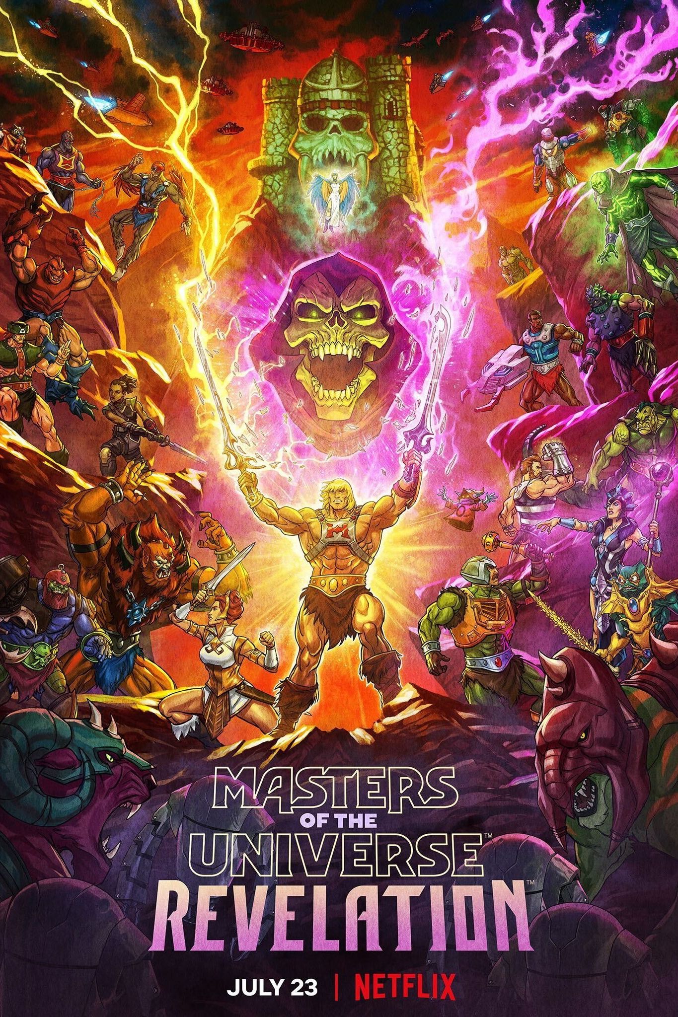 Masters of the Universe Revelation tv poster