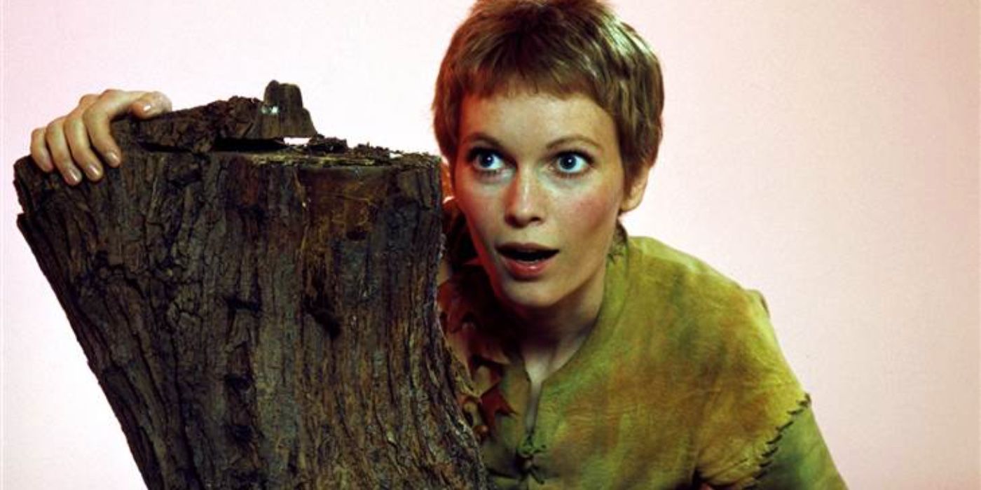 Mia Farrow as Peter Pan in Peter Pan 1976